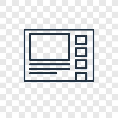 Saydam arka plan üzerinde açılış sayfası logo tasarımı izole açılış sayfası vektör simgesi