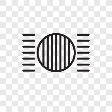 Saydam arka plan üzerinde ayarlama logo tasarımı izole vektör simgesini ayarla