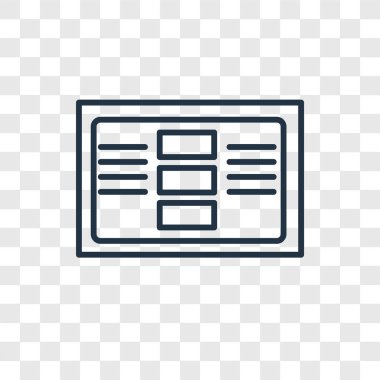 Saydam arka plan üzerinde sayfa logo tasarımı izole sayfa vektör simgesi