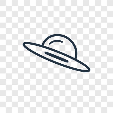 Şeffaf arka plan, şapkası logo tasarımı izole şapka vektör simgesi