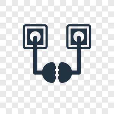 Saydam arka plan üzerinde defibrilatör logo tasarımı izole defibrilatör vektör simgesi