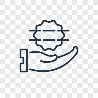 Saydam arka plan üzerinde kupon logo tasarımı izole kupon vektör simgesi