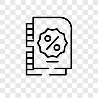 Saydam arka plan üzerinde vergi logo tasarımı izole vergi vektör simgesi