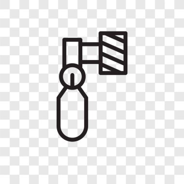 Saydam arka plan üzerinde çekiç logosunu tasarım izole çekiç vektör simgesi