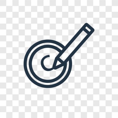 Saydam arka plan üzerinde telif hakkı logo tasarımı izole telif hakkı vektör simgesi