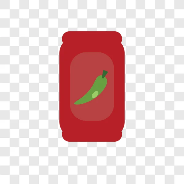 Icône vectorielle d'épices isolée sur fond transparent, logo Spice design — Image vectorielle