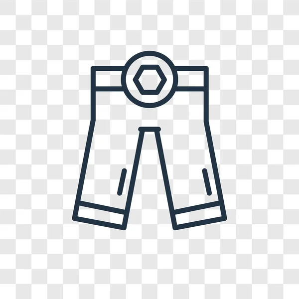 Jeans vector pictogram geïsoleerd op transparante achtergrond, Jeans logo ontwerp — Stockvector