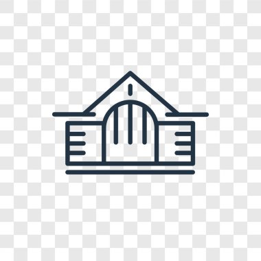 Saydam arka plan üzerinde bankacılık logo tasarımı izole bankacılık vektör simgesi