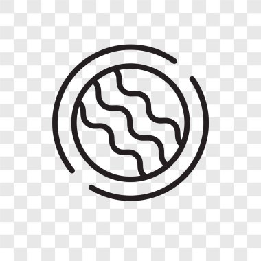 Saydam arka plan üzerinde fosil logo tasarımı izole fosil vektör simgesi