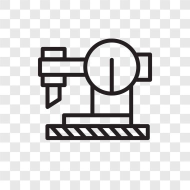 Saydam arka plan üzerinde Fretsaw logo tasarımı izole fretsaw vektör simgesi