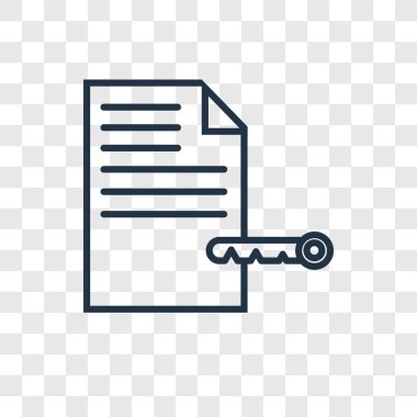 Saydam arka plan üzerinde anahtar kelime logo tasarımı izole anahtar kelime vektör simgesi