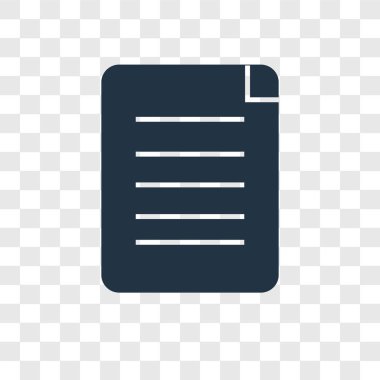 Saydam arka plan üzerinde dosya logo tasarımı izole dosya vektör simgesi