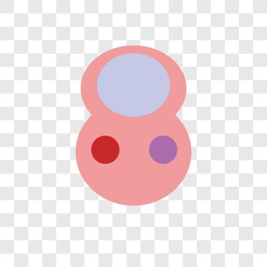 Saydam arka plan üzerinde Femenine logo tasarımı izole Femenine vektör simgesi