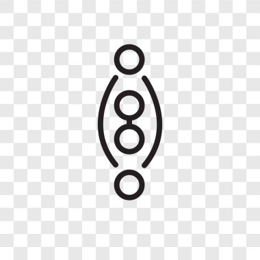 Saydam arka plan üzerinde virüs logo tasarımı izole virüs vektör simgesi