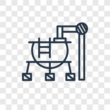 Saydam arka plan üzerinde gaz depolama logo tasarımı izole gaz depolama vektör simgesi