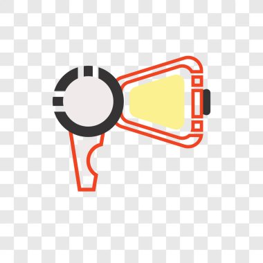 Saydam arka plan üzerinde protesto izole protesto vektör simgesi 