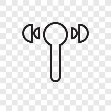  şeffaf arka plan, logo tasarımı izole vektör simgesi