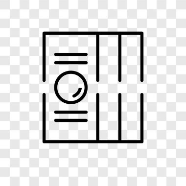 Saydam arka plan üzerinde para logo tasarımı izole para vektör simgesi