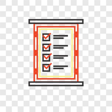 Saydam arka plan üzerinde onay izole onay kutusunu vektör simgesi 