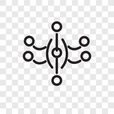 Saydam arka plan üzerinde bakteri logo tasarımı izole bakteri vektör simgesi