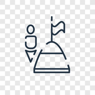 Saydam arka plan üzerinde hedef logo tasarımı izole hedef vektör simgesi