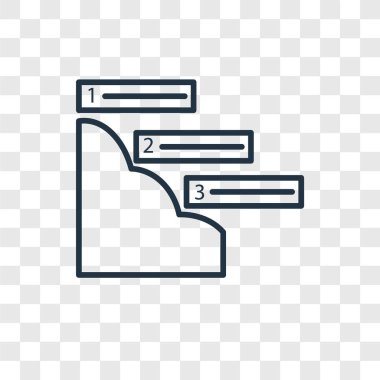 Saydam arka plan üzerinde sıralama faktör logo tasarımı izole faktör vektör simge sıralama