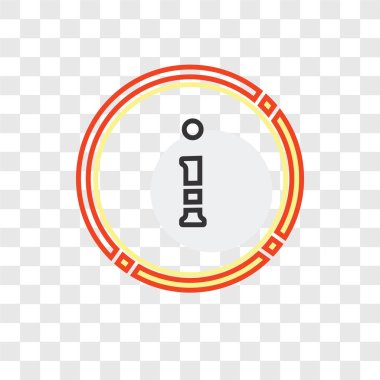 Müşteri hizmet vektör simgesi üzerinde şeffaf arka plan izole,