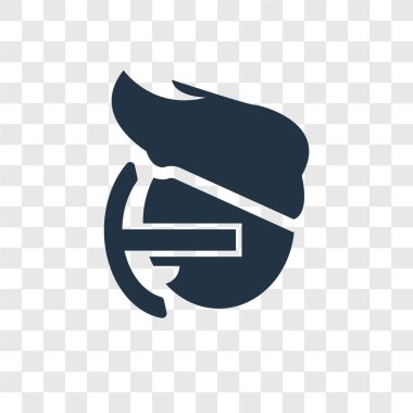 Saydam arka plan üzerinde yüz kalkan logo tasarımı izole yüz kalkan vektör simgesi