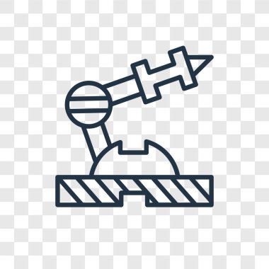 Saydam arka plan üzerinde Robot logo tasarımı izole robot vektör simgesi