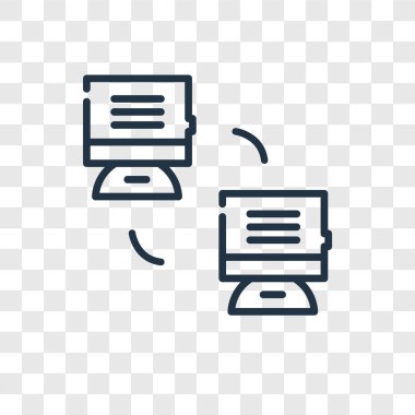 Saydam arka plan üzerinde ağ logo tasarımı izole ağ vektör simgesi