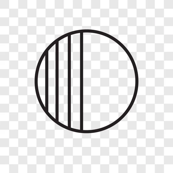 Значок вектора круга изолирован на прозрачном фоне, дизайн логотипа круга — стоковый вектор