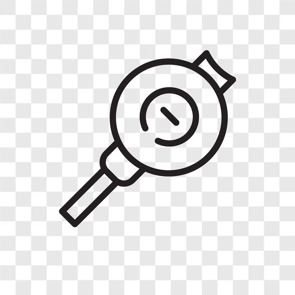 Icona vettoriale di ricerca isolata su sfondo trasparente, Design logo di ricerca — Vettoriale Stock