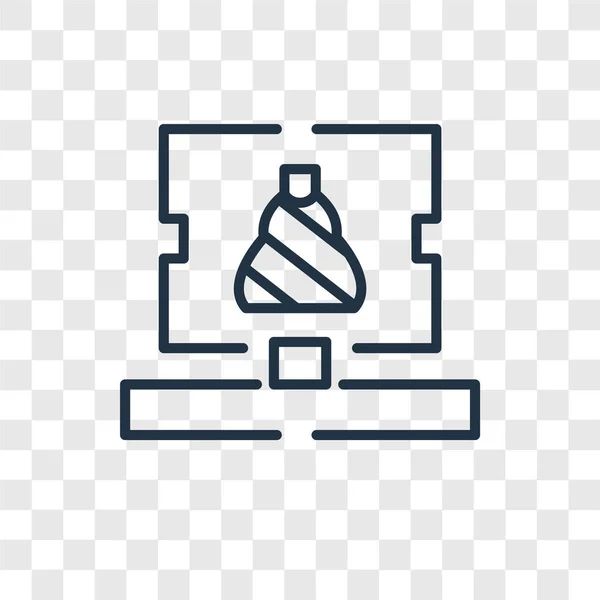Online-Shop-Vektorsymbol isoliert auf transparentem Hintergrund, Online-Shop-Logo-Design — Stockvektor