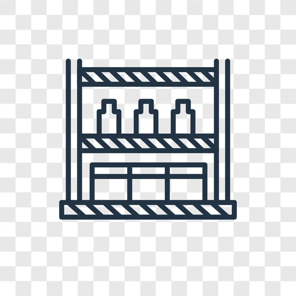 Regale Vektor-Symbol isoliert auf transparentem Hintergrund, Regale Logo-Design — Stockvektor