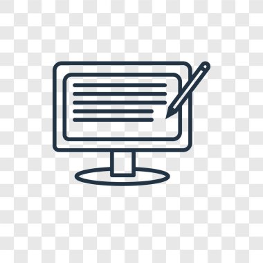 Saydam arka plan üzerinde bloglama logo tasarımı izole bloglama vektör simgesi