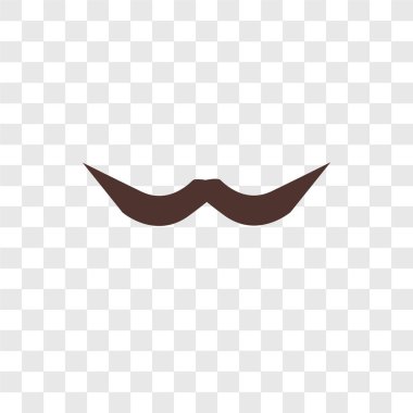 Saydam arka plan üzerinde kıllı logo tasarımı izole kıllı vektör simgesi