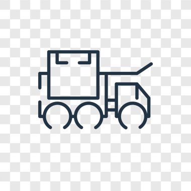 Saydam arka plan üzerinde ücretsiz teslimat logo tasarımı izole ücretsiz teslimat vektör simgesi