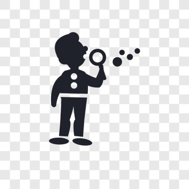 Saydam arka izole yapımı sabun köpüğü vektör simge dostum