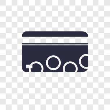 Saydam arka plan üzerinde CIT araba izole CIT kartı vektör simgesi