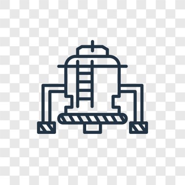 Saydam arka plan üzerinde Petrol tankı logo tasarımı izole Petrol tankı vektör simgesi