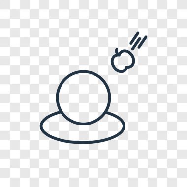 Saydam arka plan üzerinde balık logo tasarımı izole balık vektör simgesi