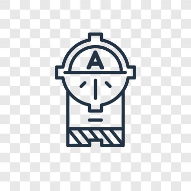 Saydam arka plan üzerinde ampermetre logo tasarımı izole ampermetre vektör simgesi