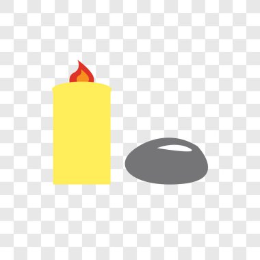 Saydam arka plan üzerinde gevşeme logo tasarımı izole gevşeme vektör simgesi