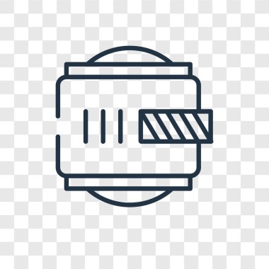 Saydam arka plan üzerinde m-cüzdan logo tasarımı izole cüzdan vektör simgesi