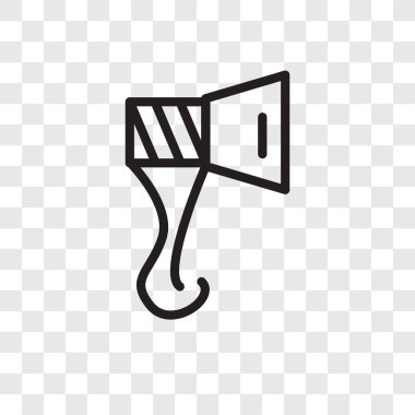 Saydam arka plan üzerinde Ax logo tasarımı izole ax vektör simgesi