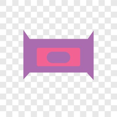 Saydam arka plan üzerinde temiz logo tasarım izole temiz vektör simgesi