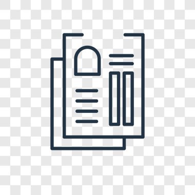 Saydam arka plan üzerinde sınav logo tasarımı izole sınav vektör simgesi