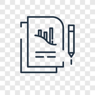 Saydam arka plan üzerinde Analytics logo tasarımı izole analytics vektör simgesi