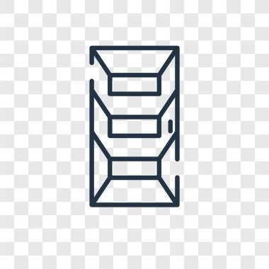 Saydam arka plan üzerinde kapı logo tasarımı izole kapı vektör simgesi