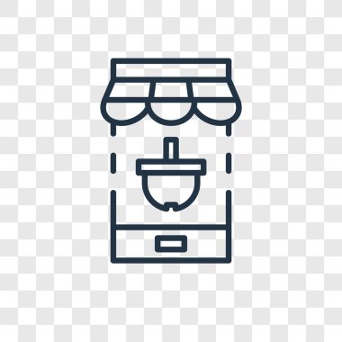 Saydam arka plan üzerinde Online alışveriş logo tasarımı izole online alışveriş vektör simgesi